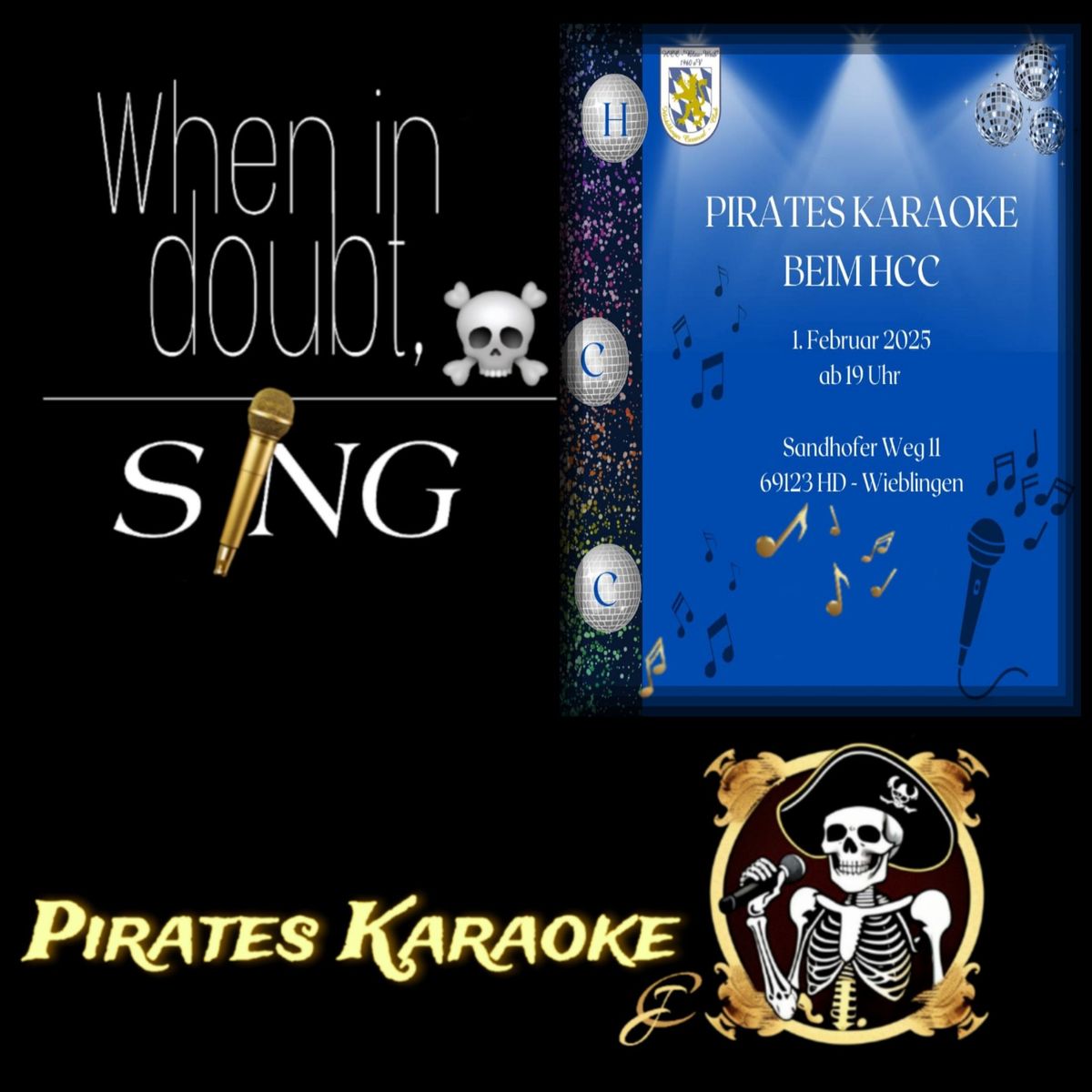 Pirates Karaoke beim HCC Wieblingen 