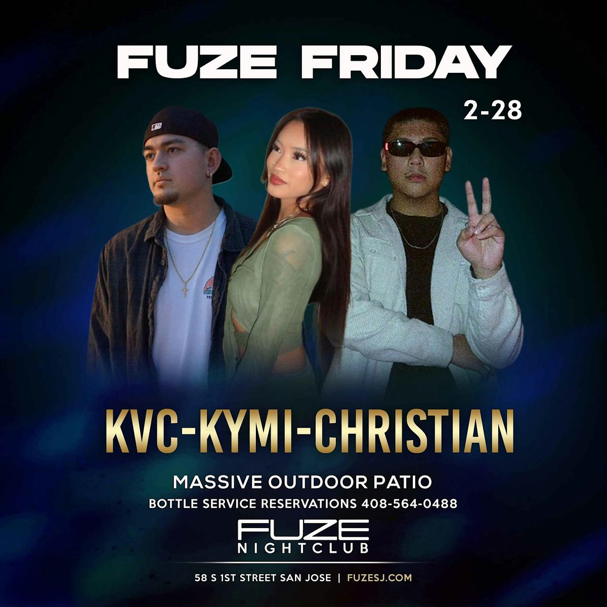 FUZE  FRIDAY'S  FEBRUARY 28th KVC-KYMI_ CHRISTIAN