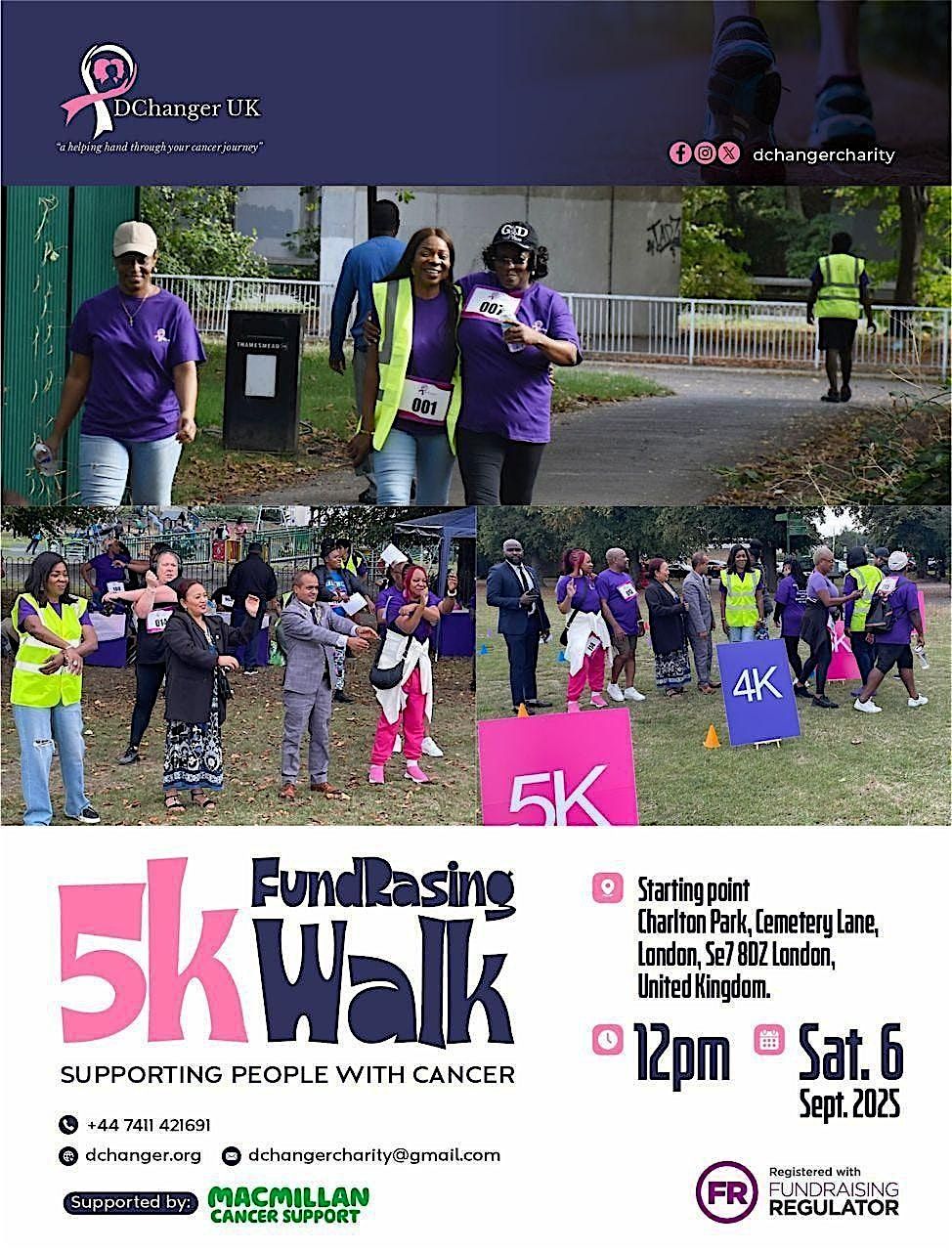 DChanger 5km Fund Raising Walk