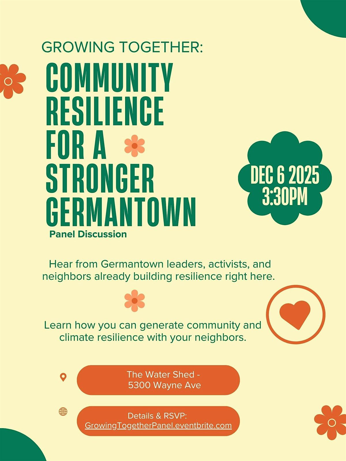 Growing Together: Community Resilience for a Stronger Germantown