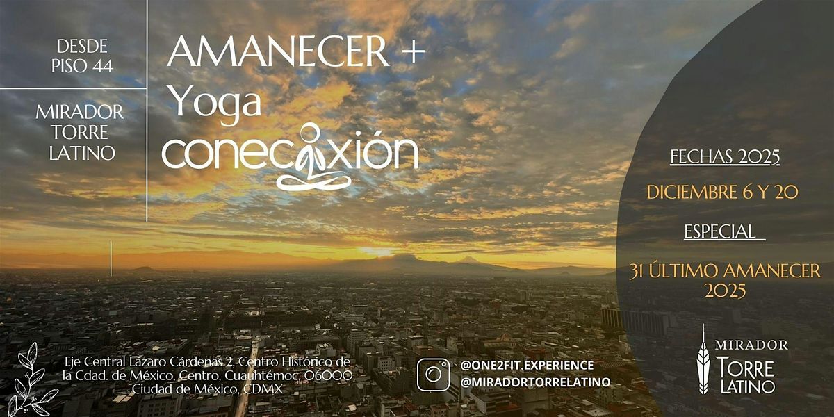 Amanecer + Yoga | \u00daltimo d\u00eda de oto\u00f1o 