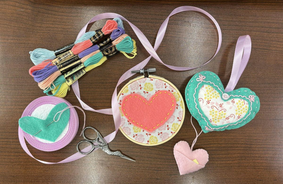 Sew Valentines at the Library: All Ages