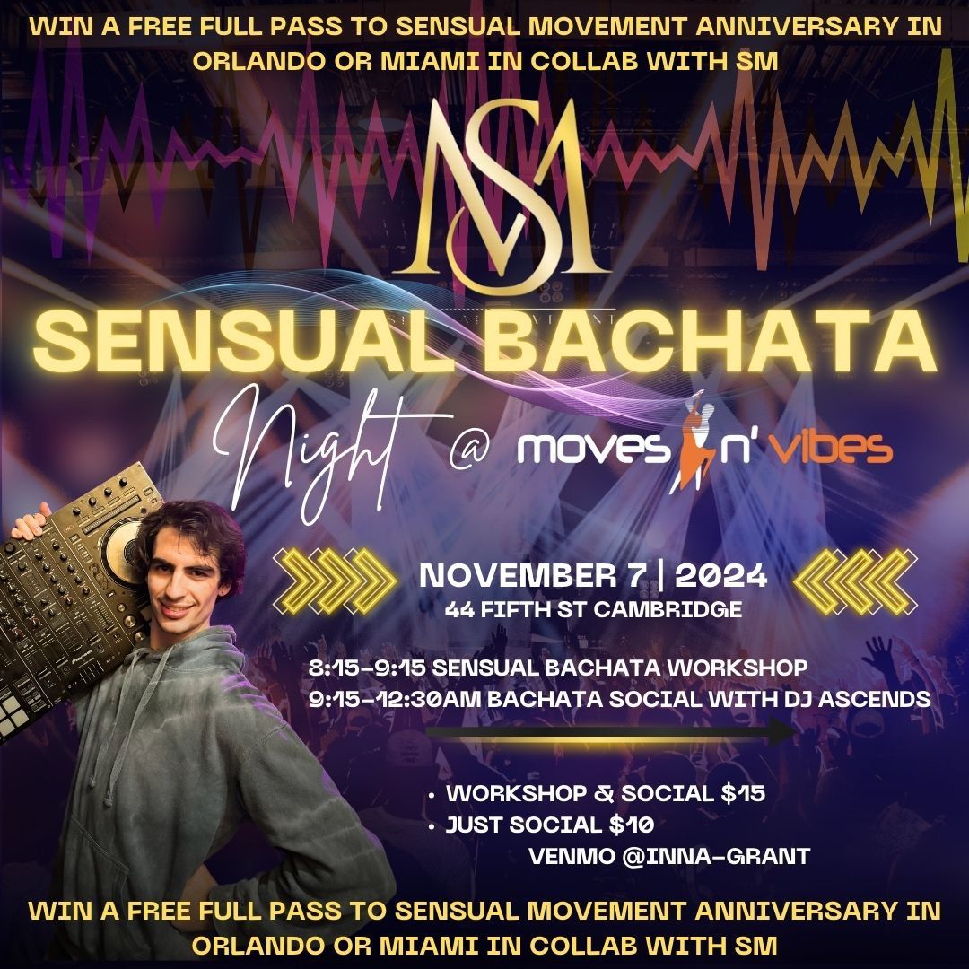 Sensual Bachata Night Collab with Sensual Movement