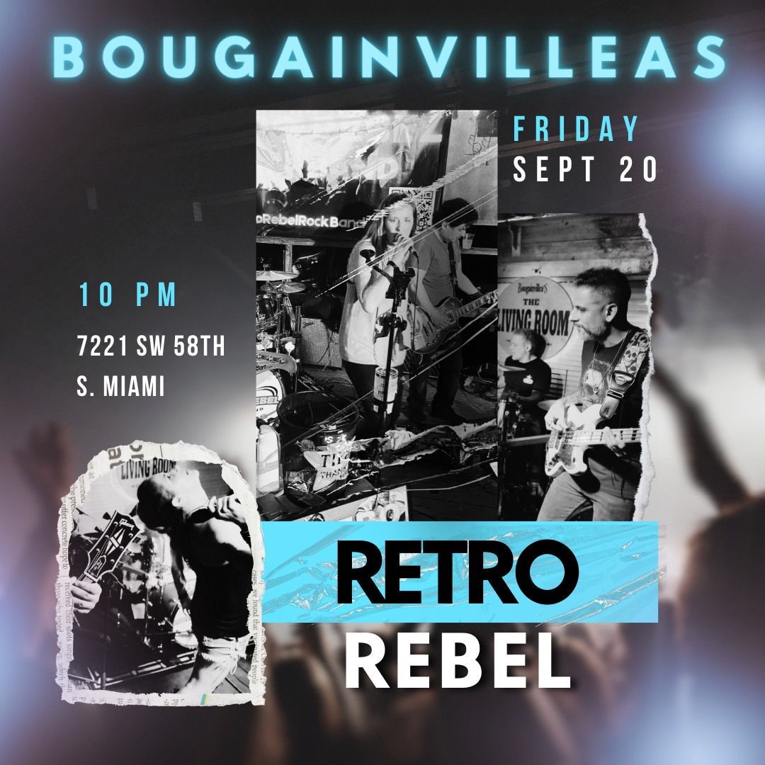 Retro Rebel live @ Bougies this Friday!