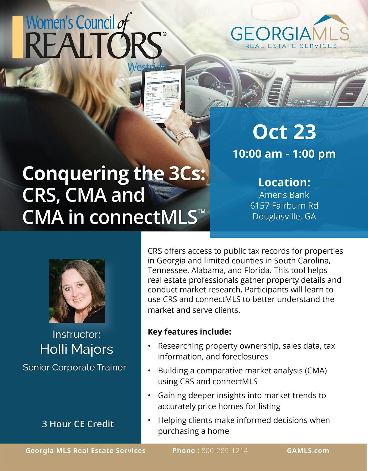Conquering the 3Cs: CRS, CMA and CMA in ConnectMLS\u2122