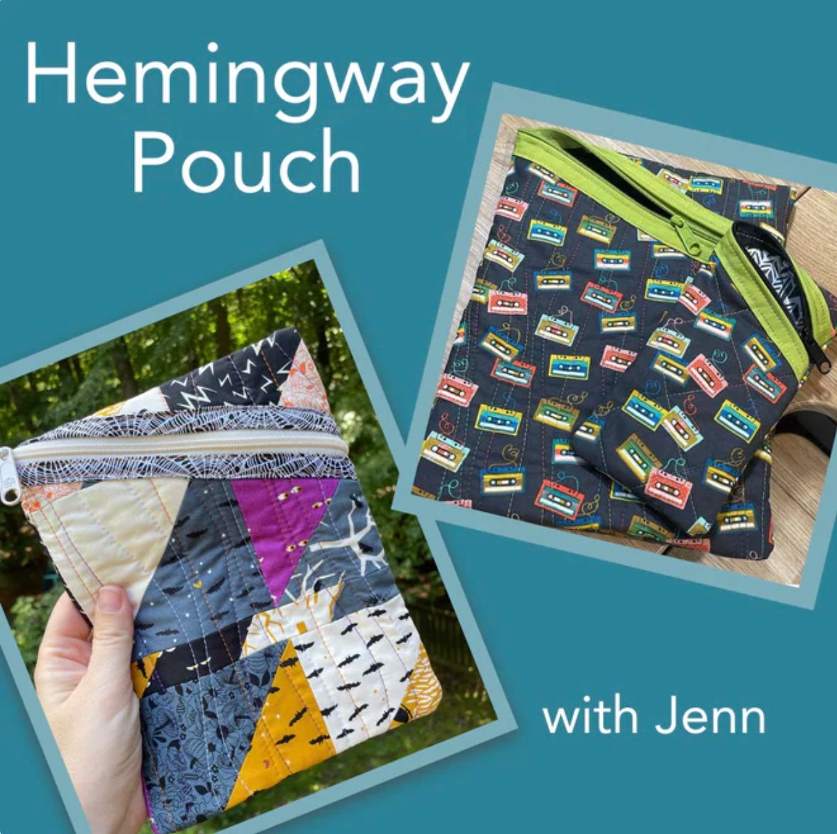 Hemingway Pouch Class with Jenn