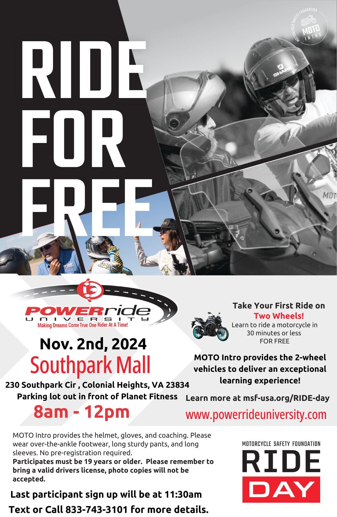 MSF Free Ride Day