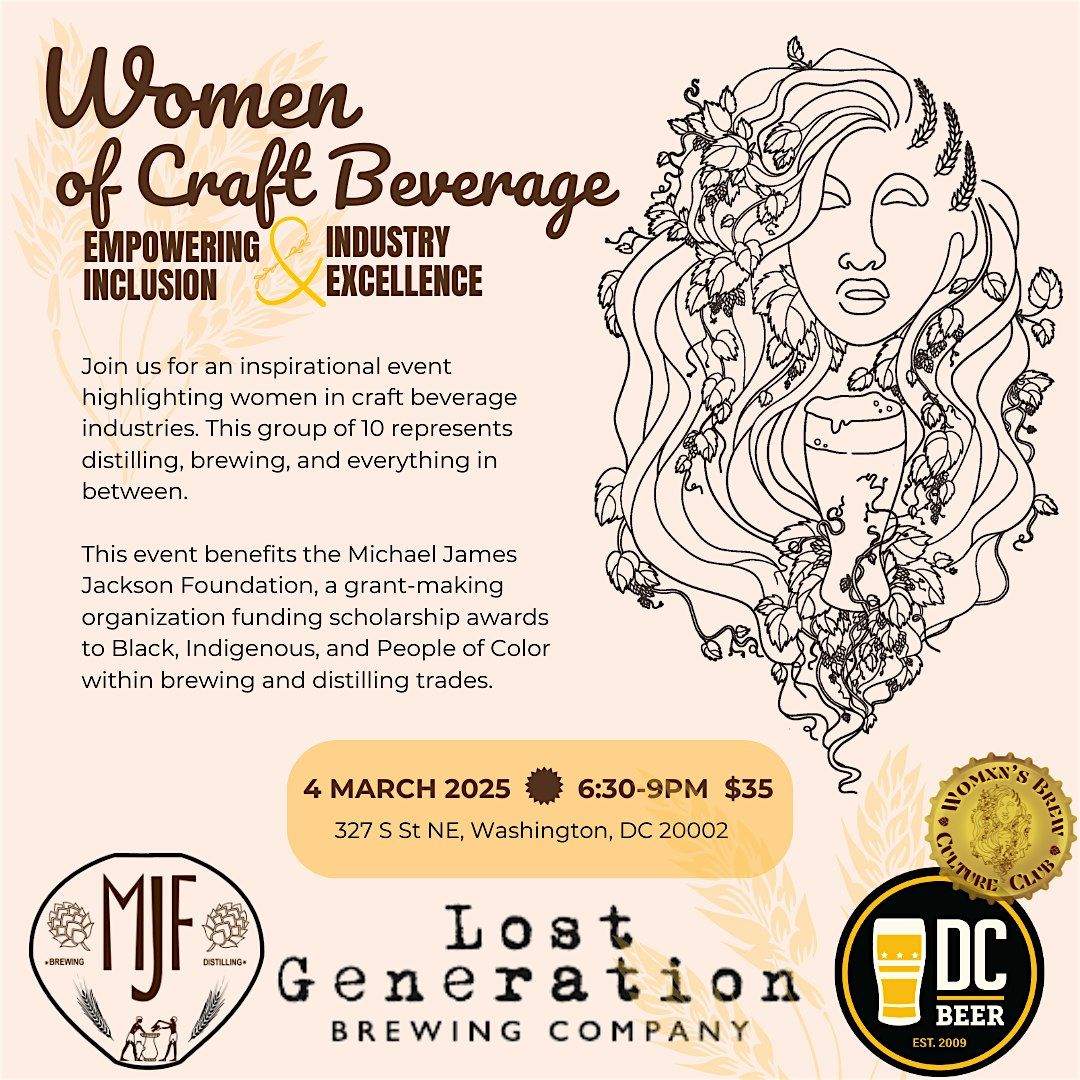 Women of Craft Beverage. A Panel of Empowerment, Inclusion & Equality