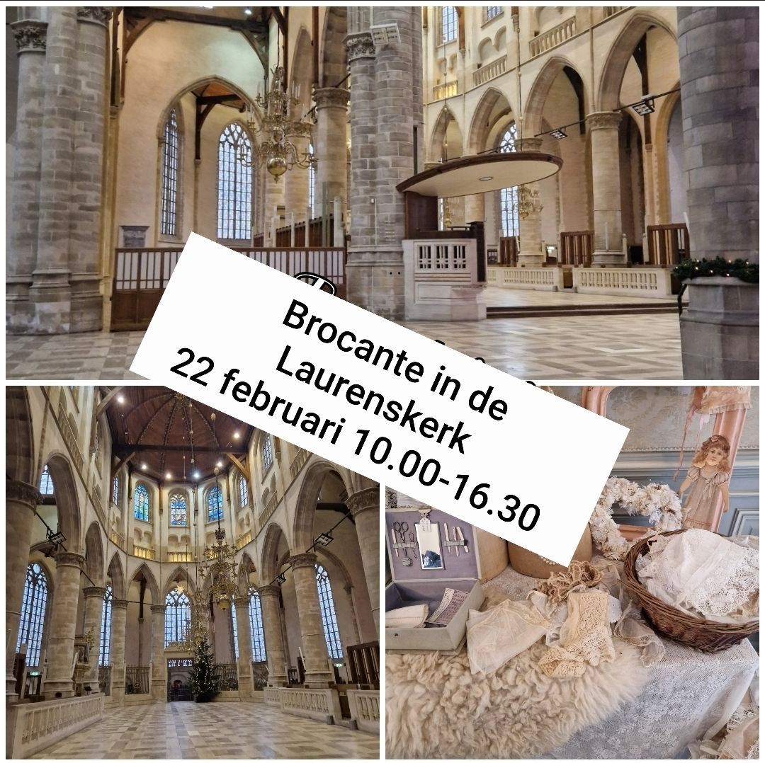 Brocante in de Laurenskerk