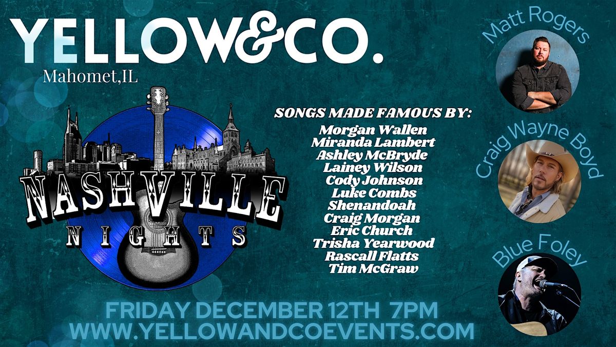 Yellow & Co. presents Nashville Nights listening room experience!