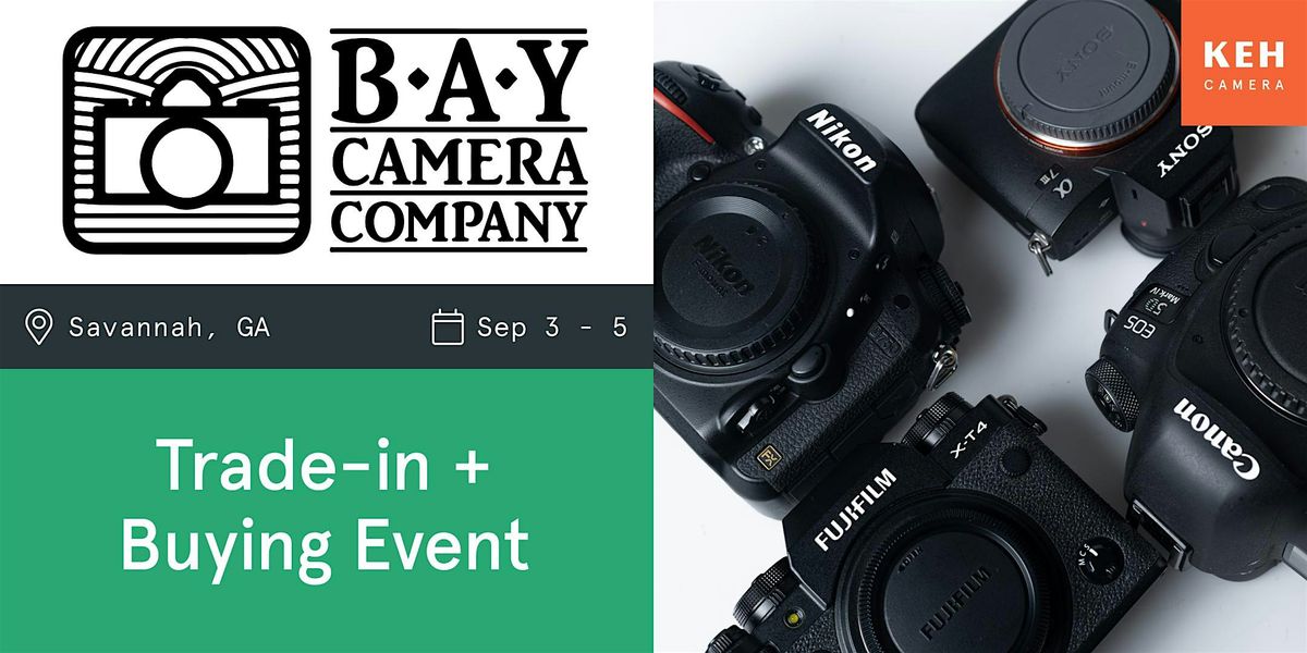 Sell your camera gear (free event-no ticket needed) at Bay Camera Co.