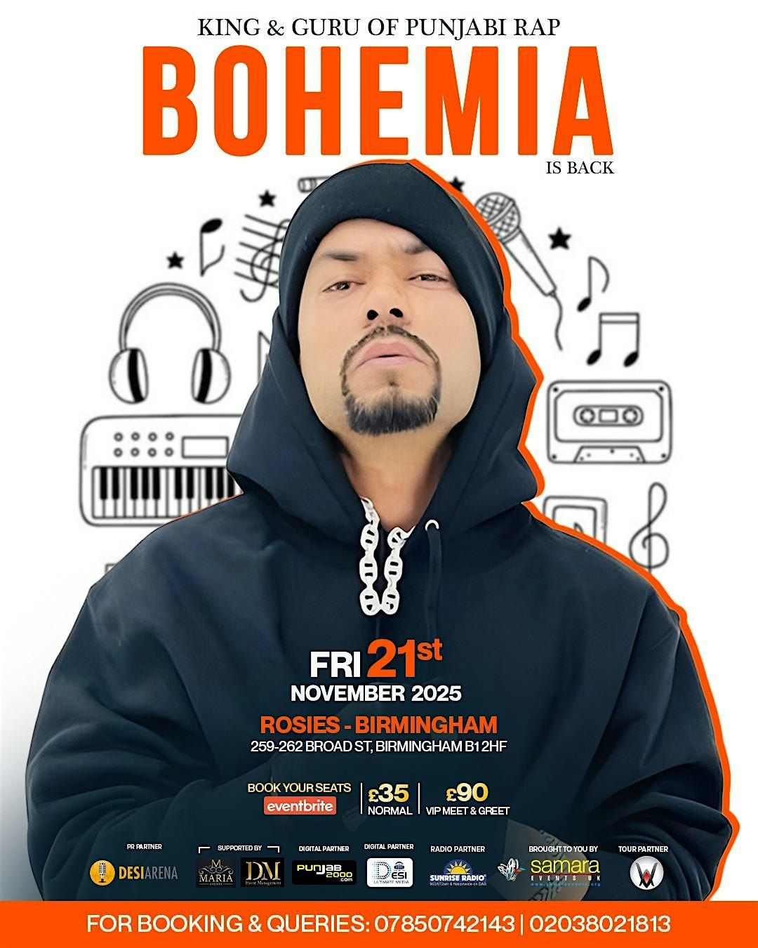 BOHEMIA LIVE IN BIRMINGHAM