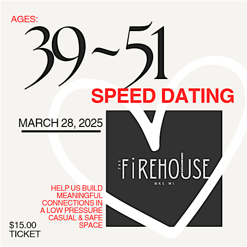 Speed Dating Night (Ages 39-51)