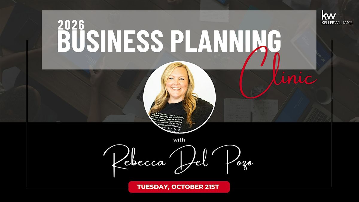 2026 Business Planning Clinic with Rebecca Del Pozo - Portland