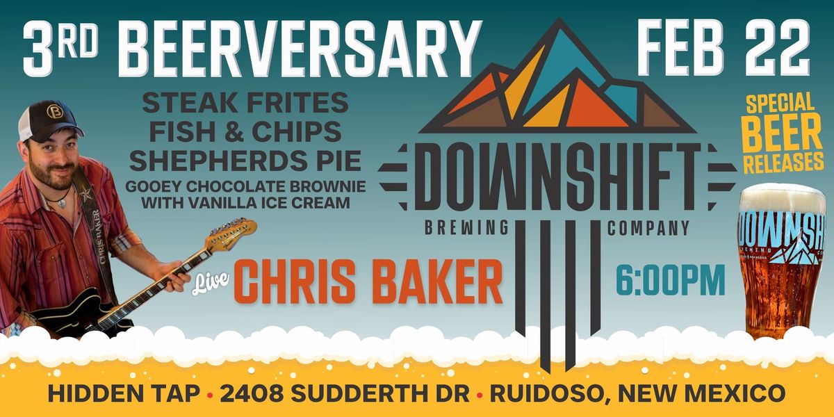 3rd Beerversary at Downshift Brewing Company - Hidden Tap