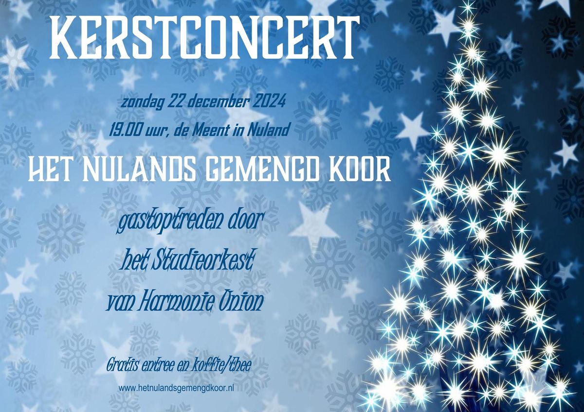 Kerstconcert in De Meent in Nuland