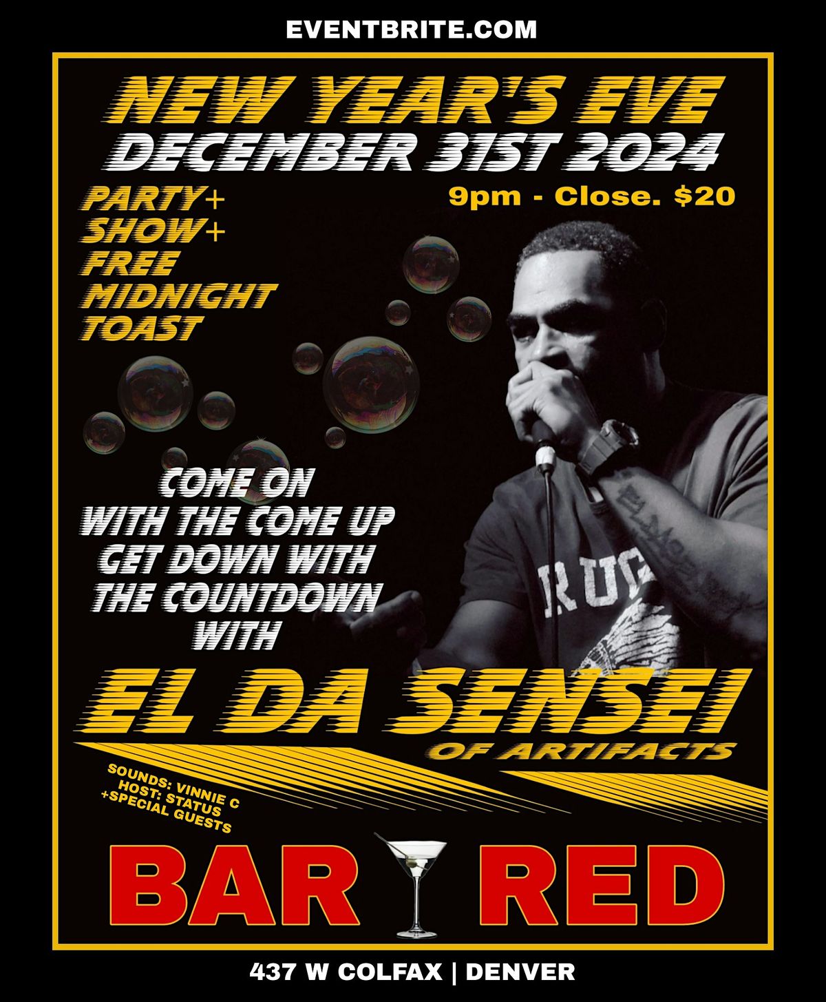 EL DA SENSEI "LIVE" | NEW YEAR'S EVE | BAR RED | PARTY + SHOW