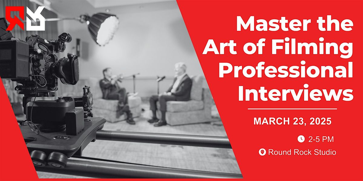 Master the Art of Filming Professional Interviews