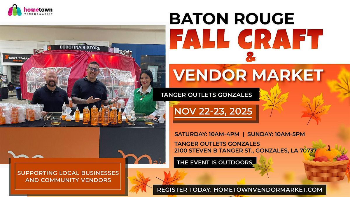 Baton Rouge Fall Craft and Vendor Market