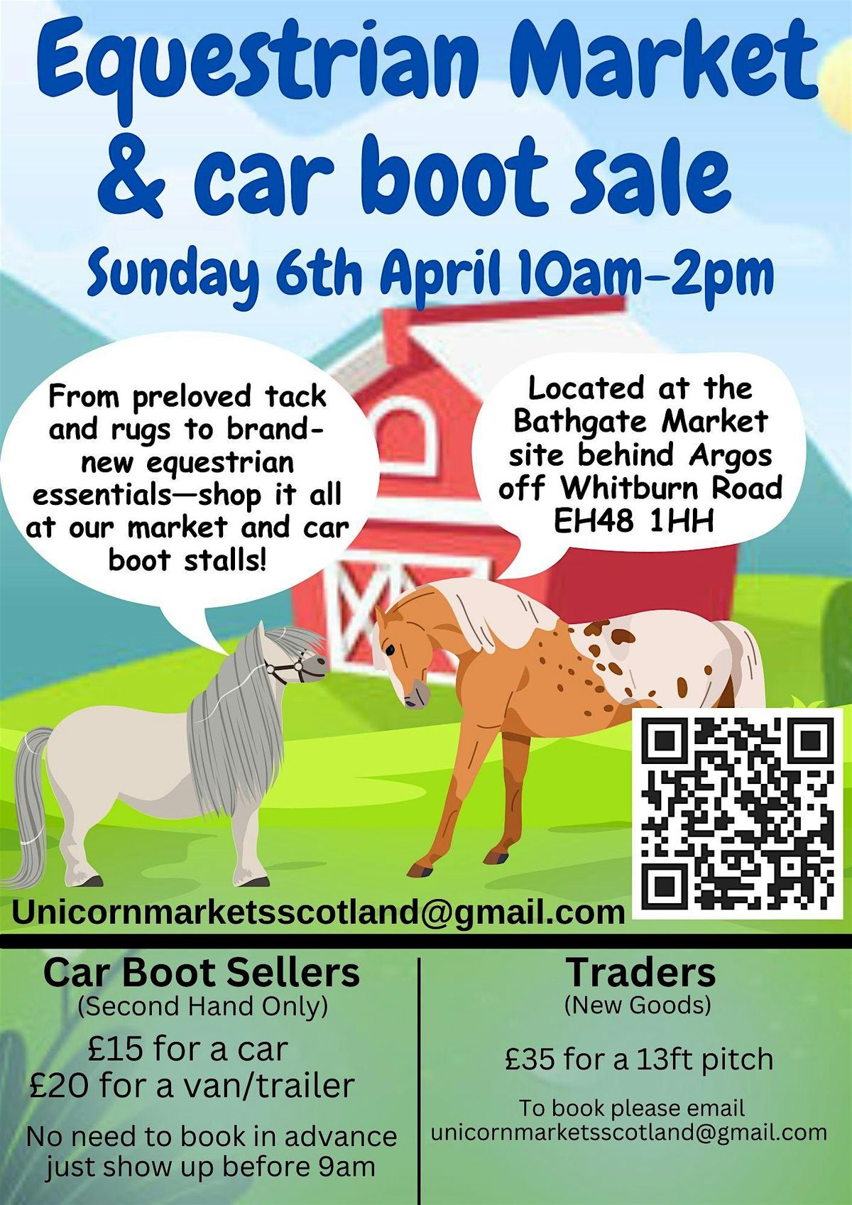 Scotlands biggest Equestrian Market and car boot sale