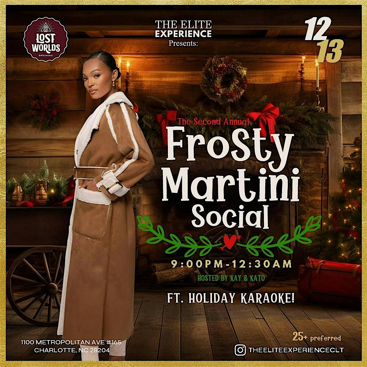 2nd Annual Frosty Martini Social & Holiday Karaoke