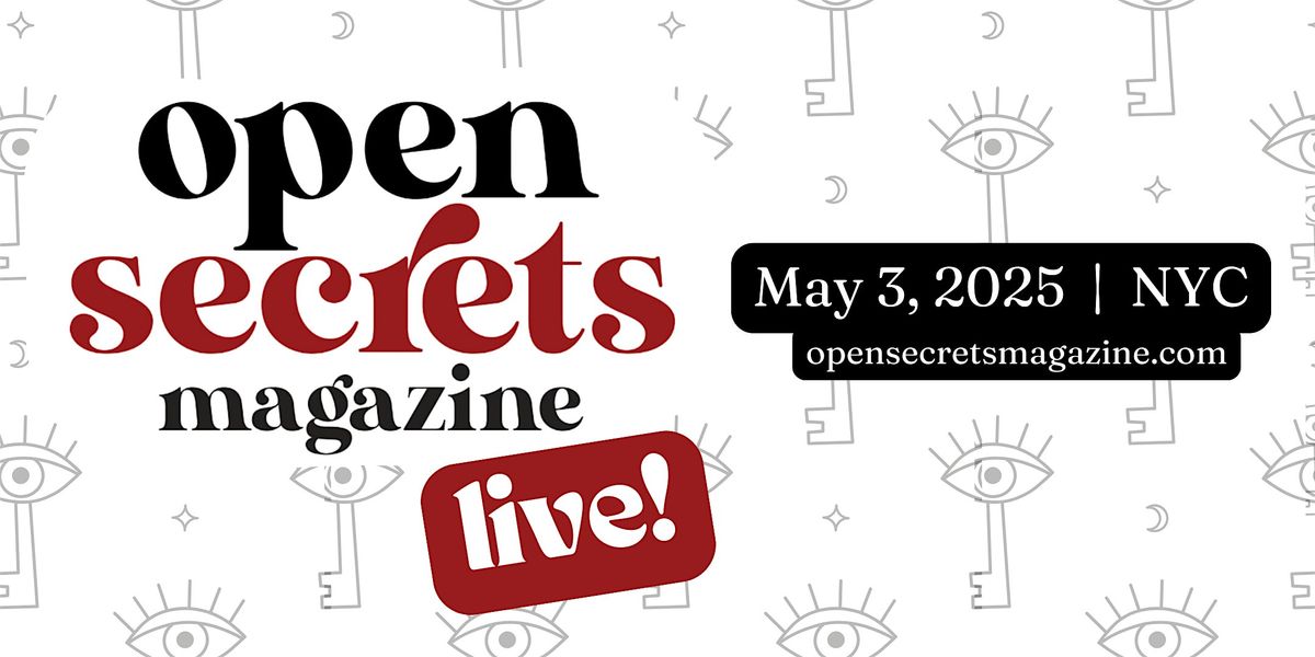 Open Secrets Live: A Personal Storytelling Summit