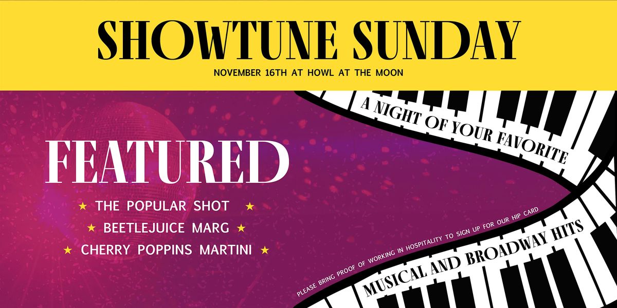 Showtune Sunday at Howl at the Moon Orlando