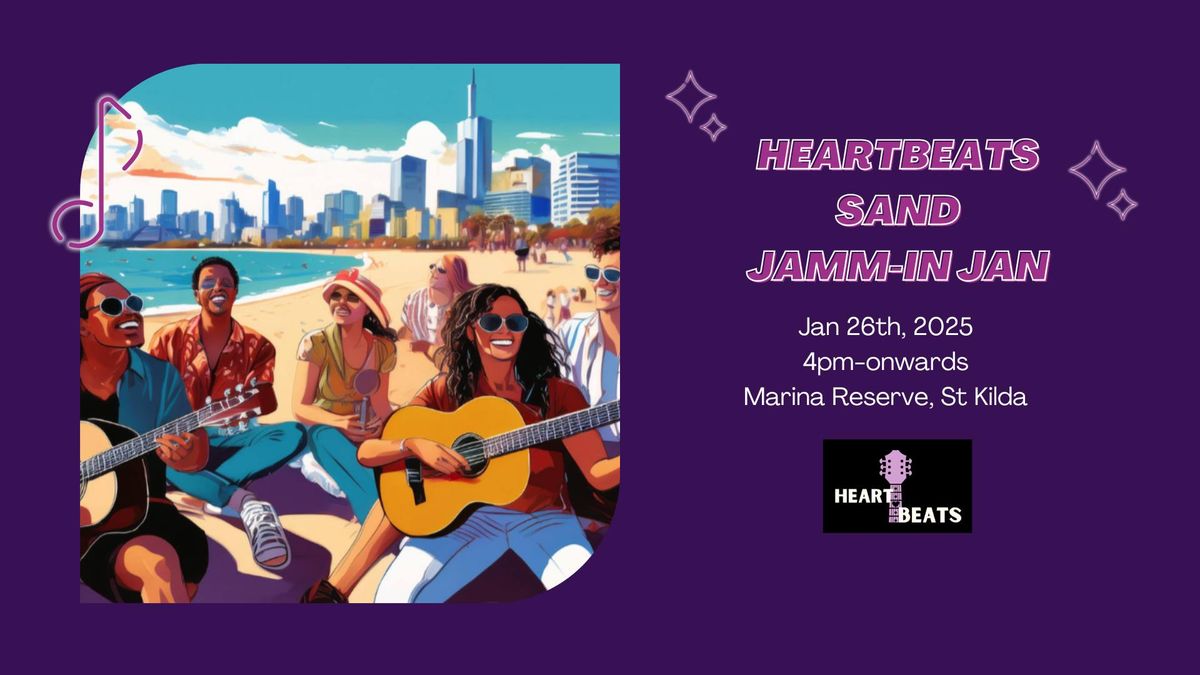 HeartBeats Sand Jamm-in Jan \ud83d\udc9c\ud83c\udfb6\ud83c\udfd6\ufe0f