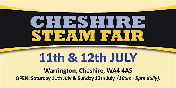 Cheshire Steam Fair 2026 - Public Camping