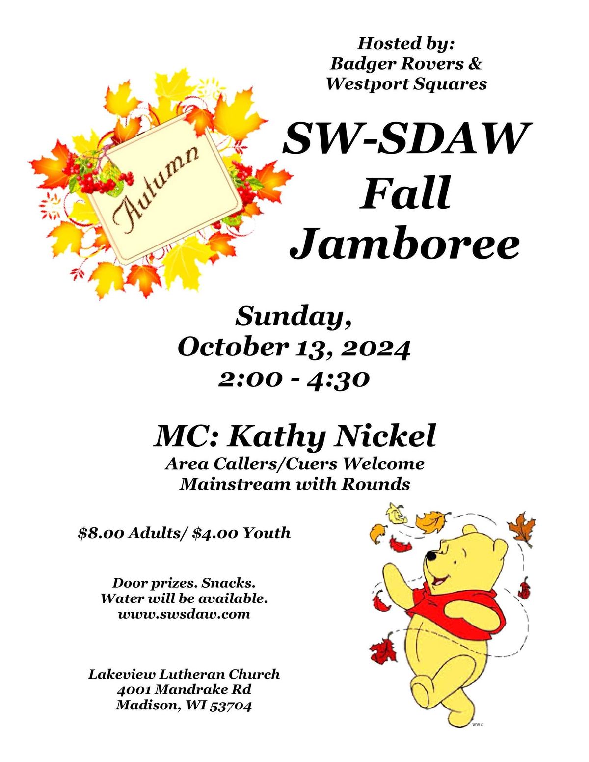 SW-SDAW Fall Jamboree