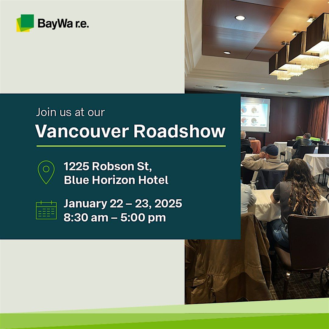 BayWa r.e. Solar Vancouver Roadshow