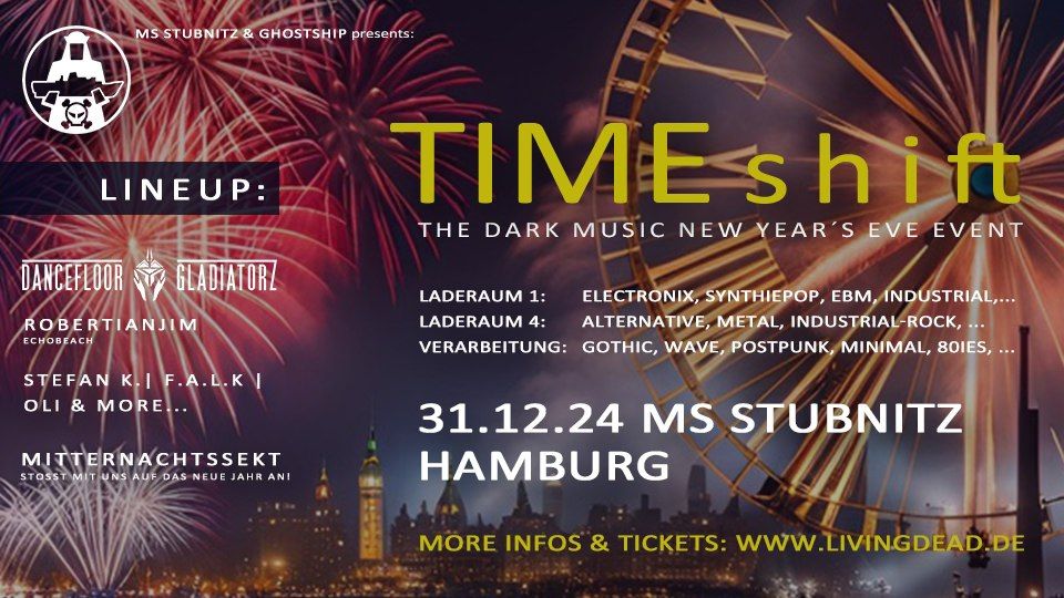 TIMEshift - new year's eve event @ MS Stubnitz