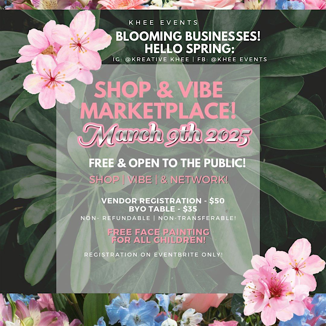 Shop & Vibe Spring Marketplace