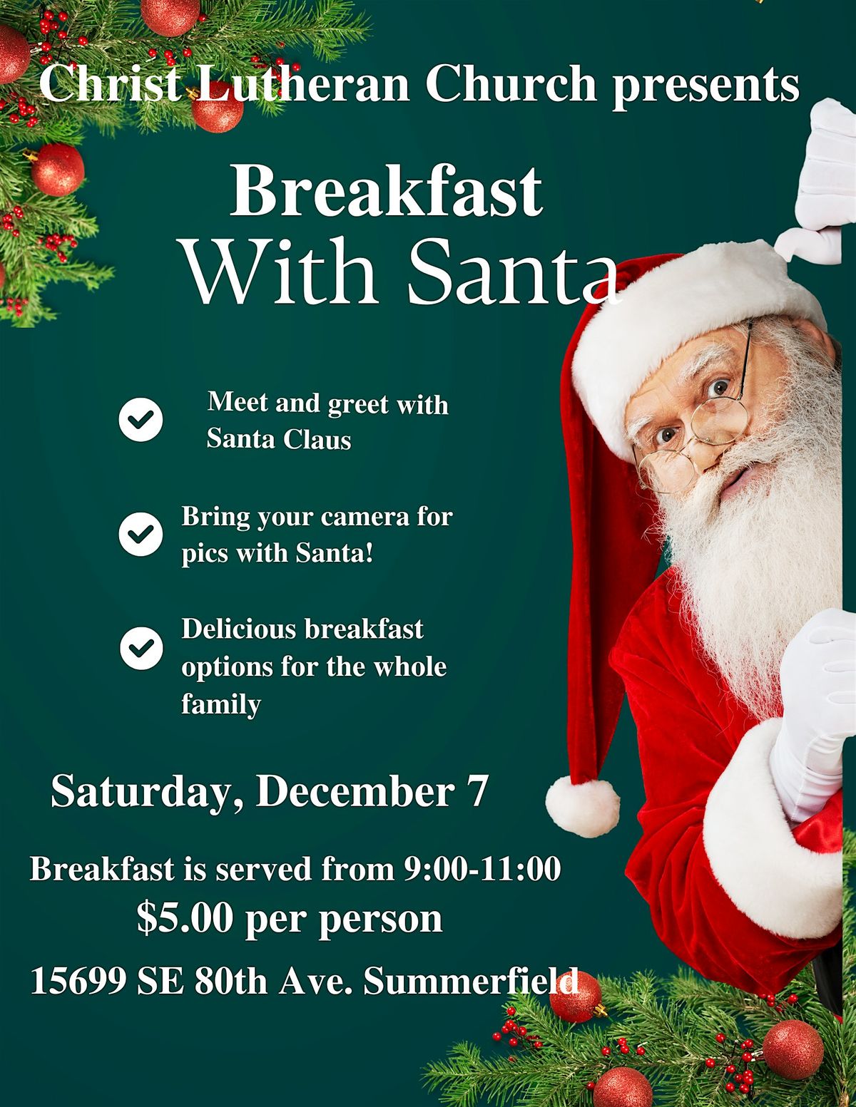 Breakfast With Santa