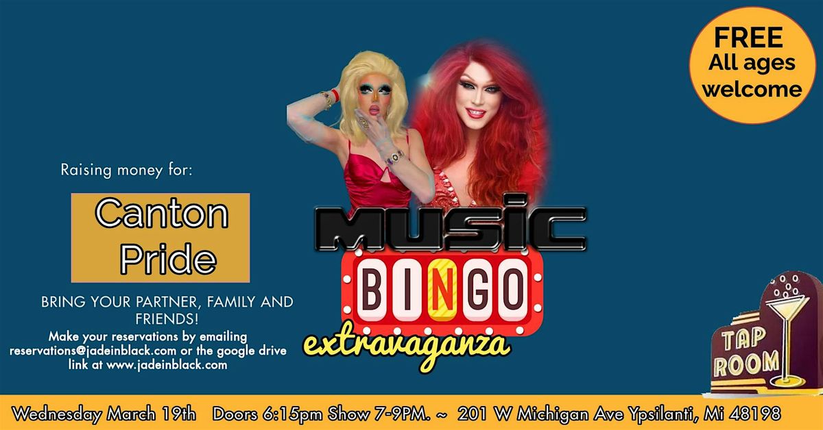 Drag Music Bingo for Canton Pride at Tap Room