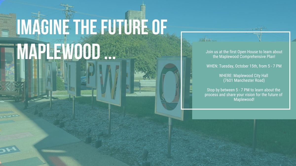 Maplewood Comprehensive Plan Open House