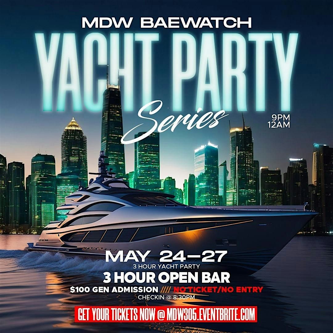 Miami Spring Break Yacht Party Series + Free Drinks (OPEN BAR)