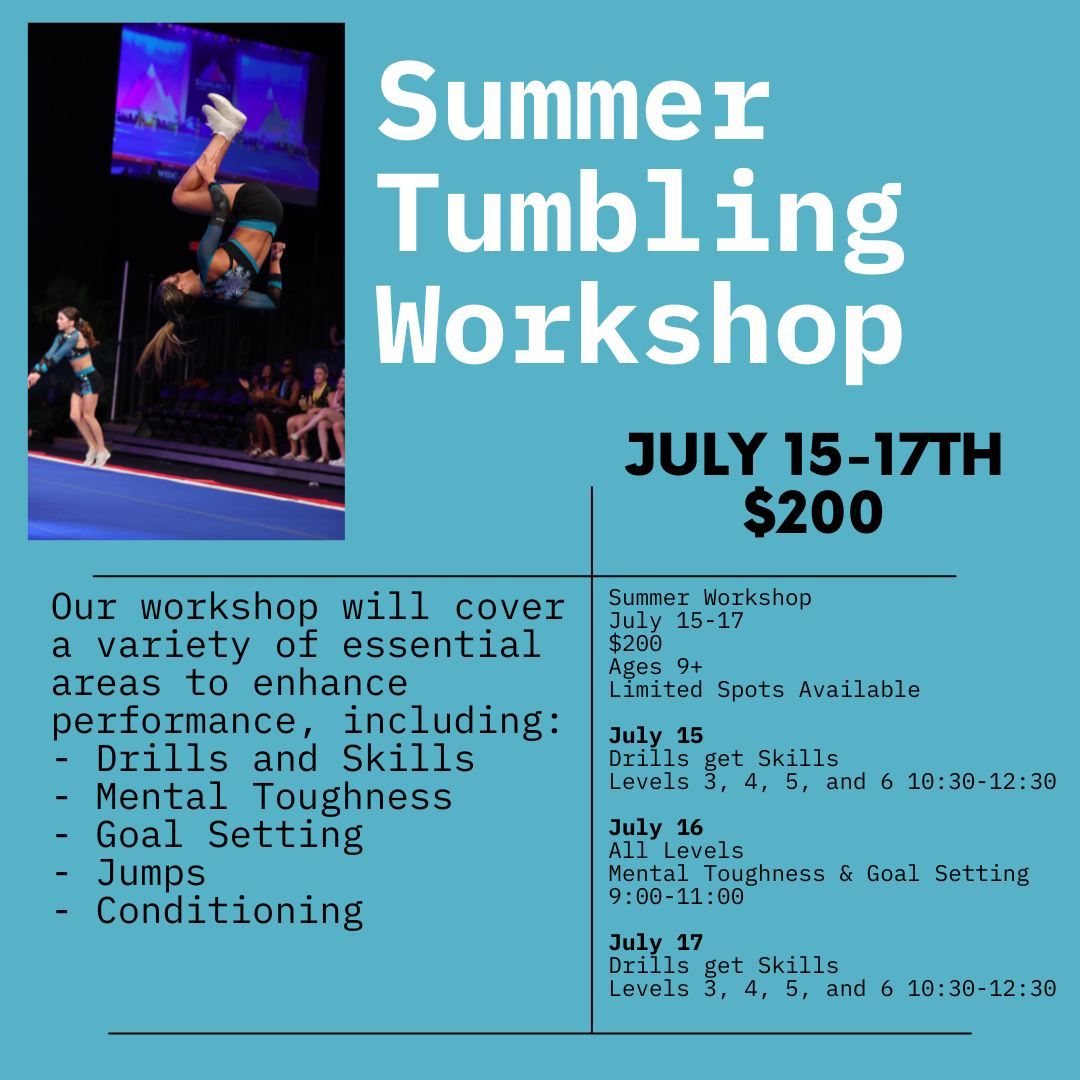 WIDC Summer Tumbling Workshop