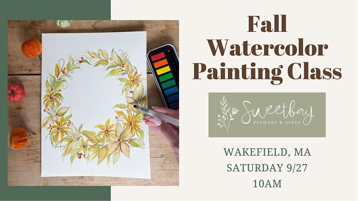 Fall Watercolor Painting Class