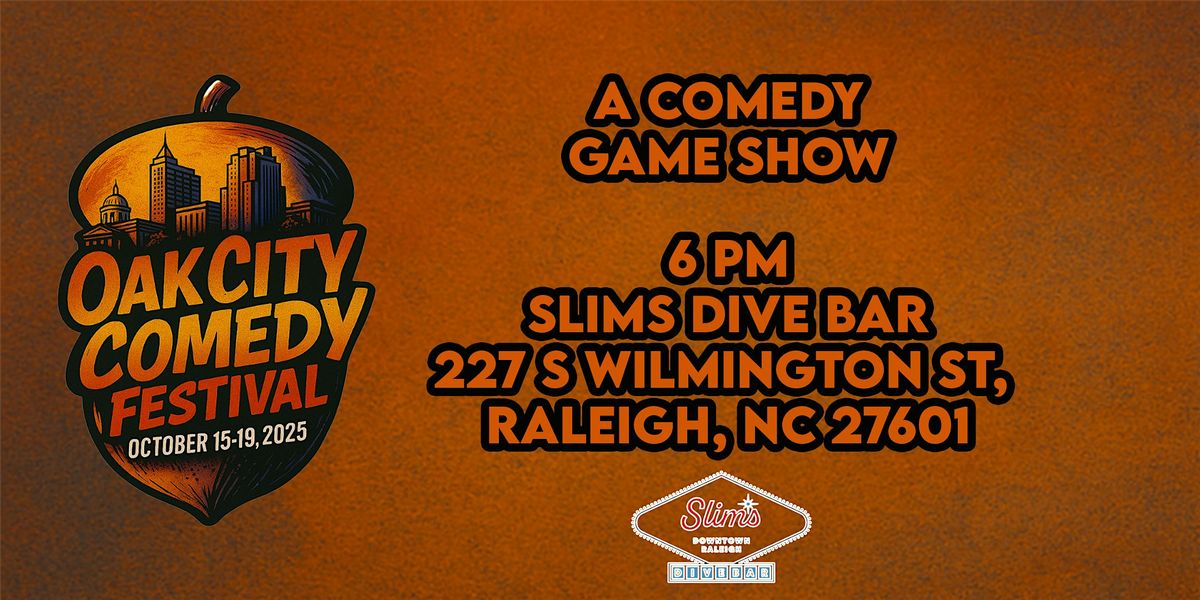 OCCF Presents: The Comedy Game Show at Slim\u2019s