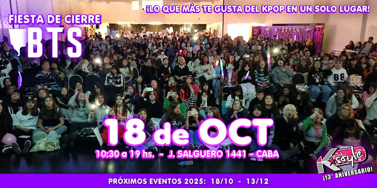 S\u00c1B 18\/10  \u00a113 A\u00d1OS a puro Kpop!