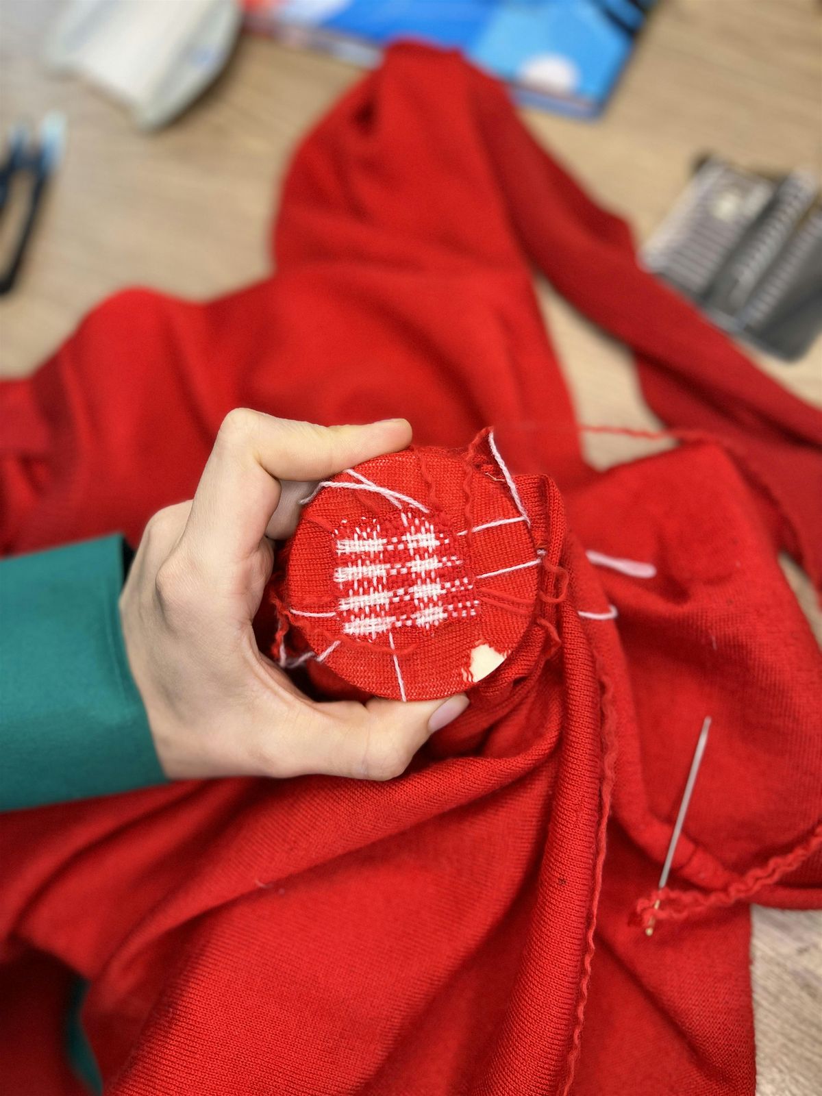Christmas Jumper Darning Workshop - St Albans