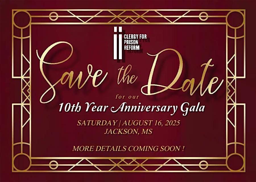 Clergy for Pr*son Reform\u2019s 10th Year Anniversary Gala
