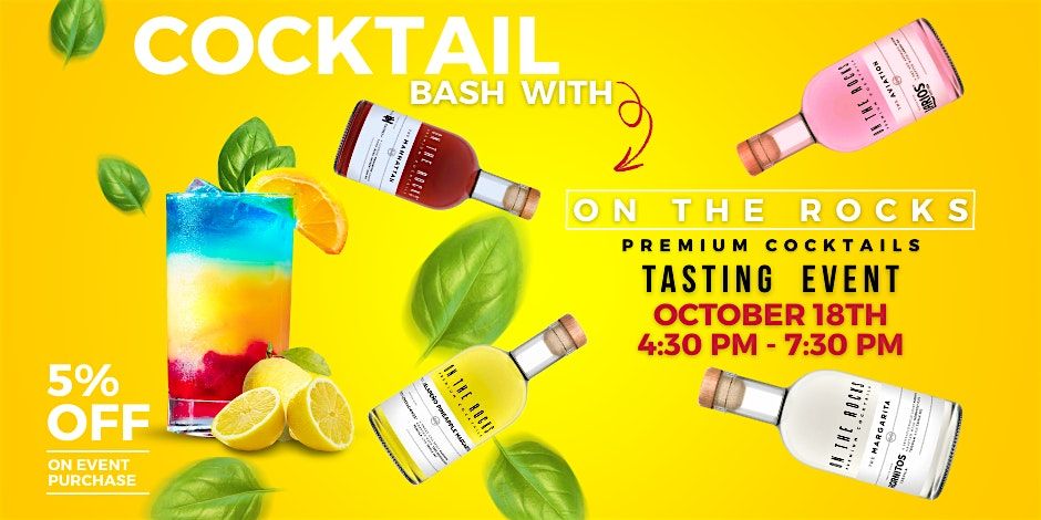 \u2728 Sip & Save! On The Rocks Cocktail Tasting in Manhattan \u2013 Oct 18th