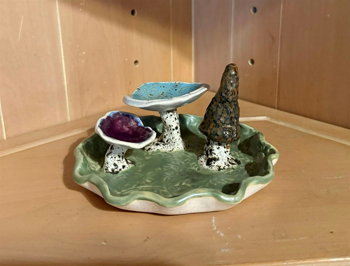 Mushroom Ring Holder Clay Workshop!