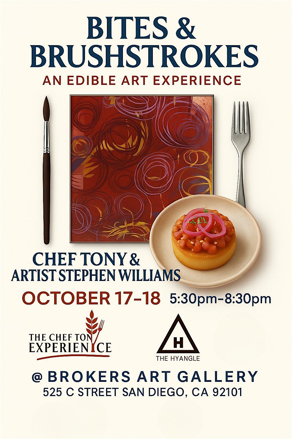 Bites & Brushstrokes: An Edible Art Experience