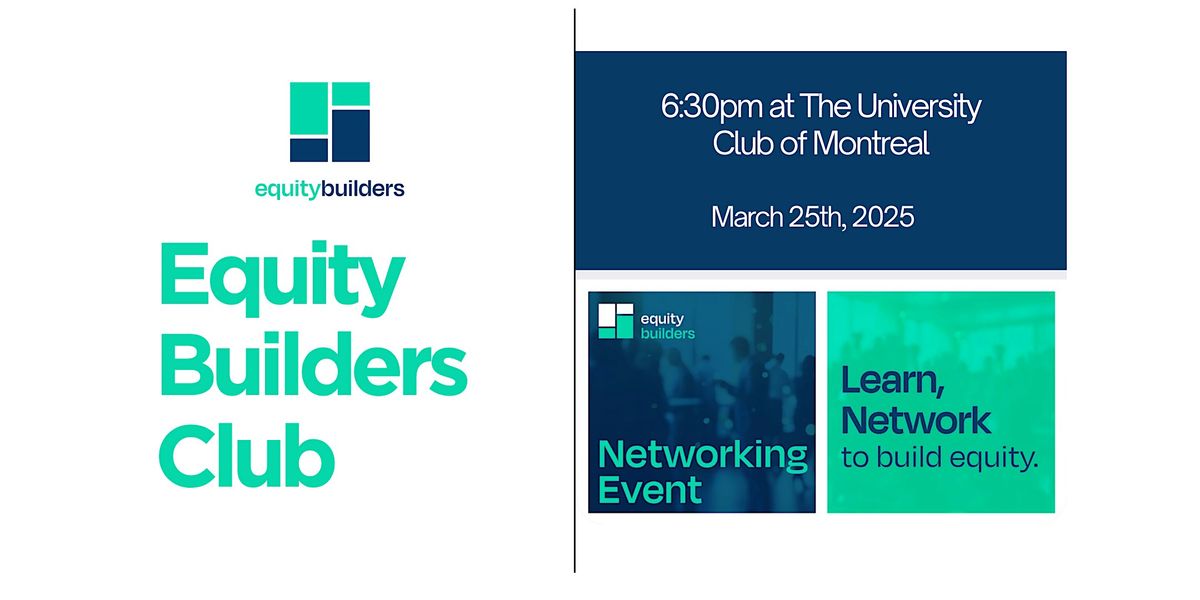 Equity Builders Club March Networking Event