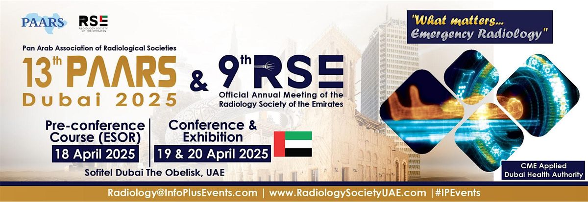 13th Pan-Arab Association of Radiological Societies (PAARS) (RSE)