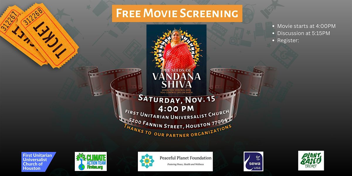The Seeds of Vandana Shiva: Free Documentary Viewing and Discussion