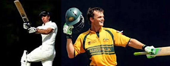 Lunch with Adam Gilchrist and Michael Vaughan